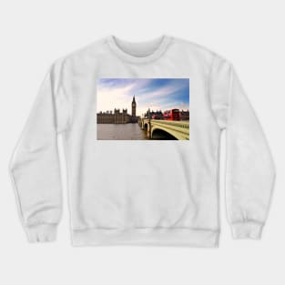 Big Ben Queen Elizabeth Tower Westminster Bridge Crewneck Sweatshirt